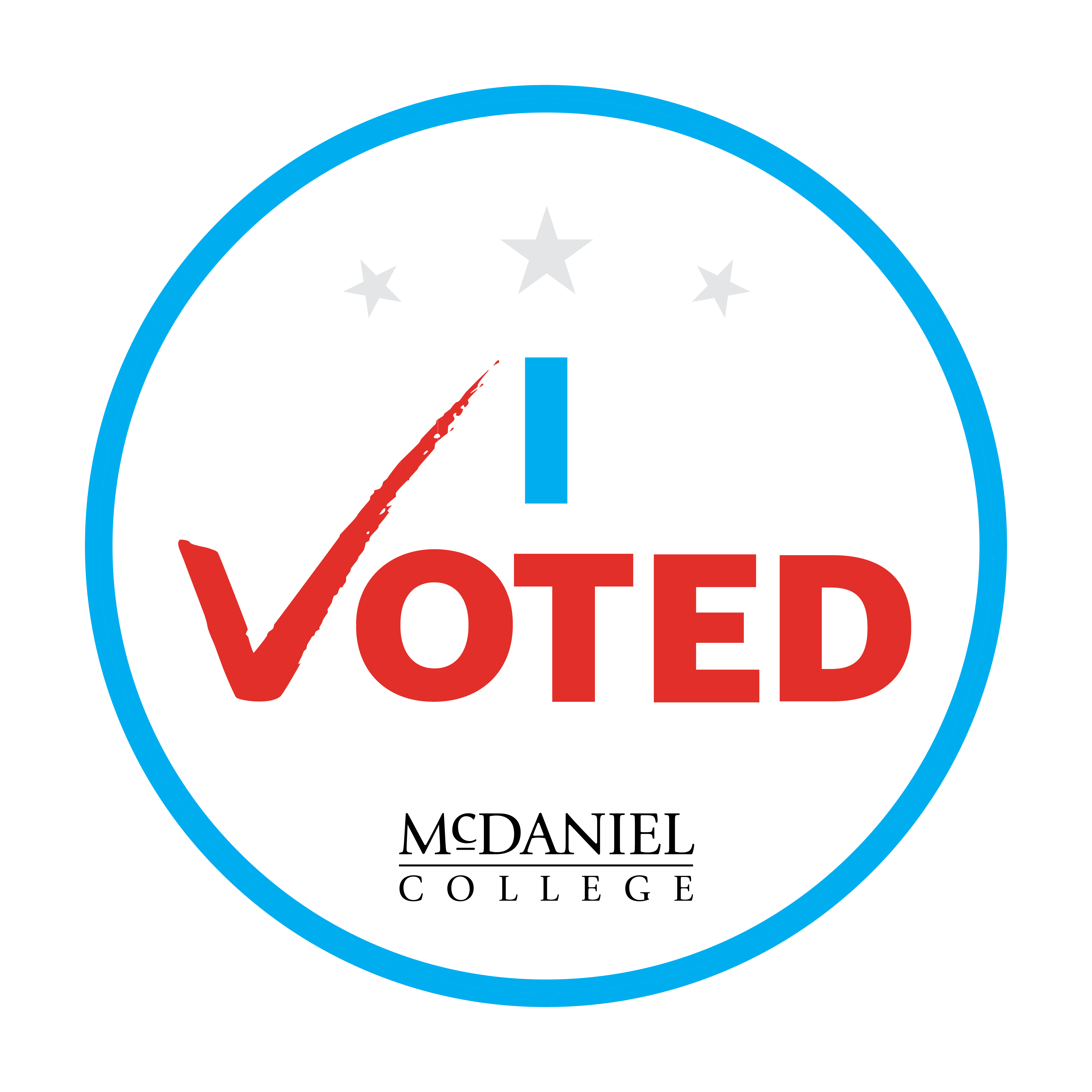 I Voted_Circle Sticker Graphic.png McDaniel College